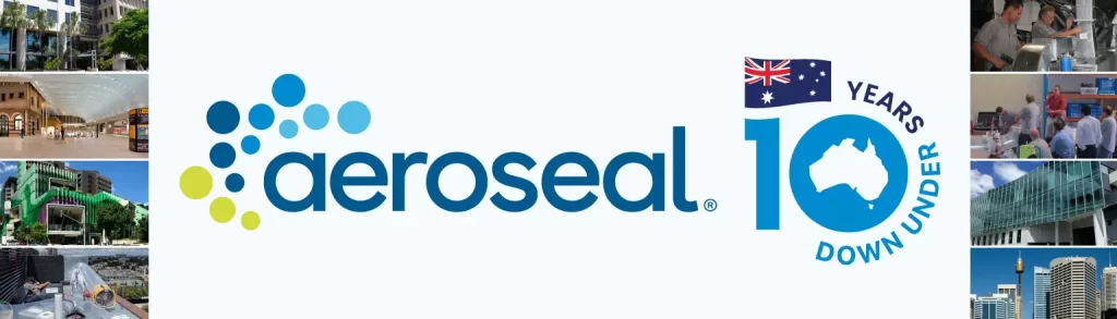 Aeroseal 10 years banner