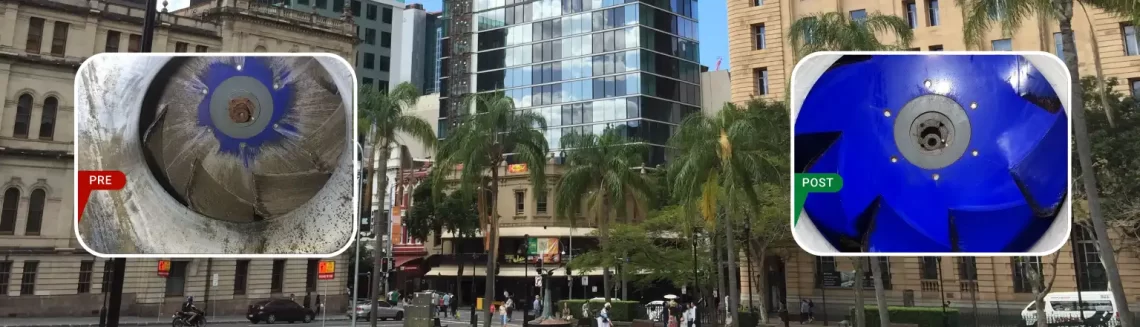 Clean-Air in Action at Elizabeth Street Brisbane