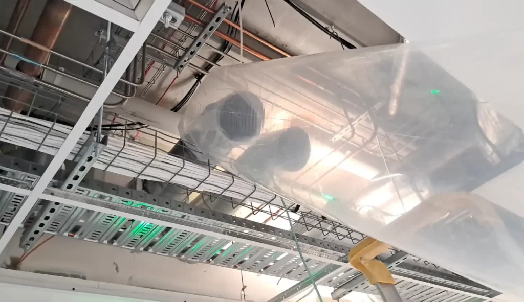 Aeroseal at UQ Bio Hub Ducts