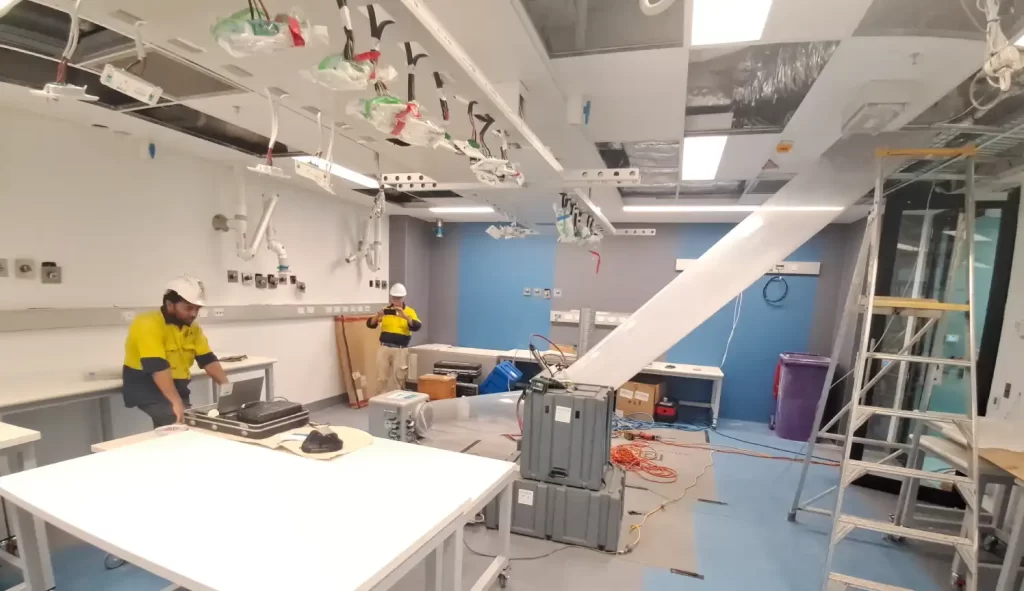 Aeroseal at UQ Bio Hub Ceiling