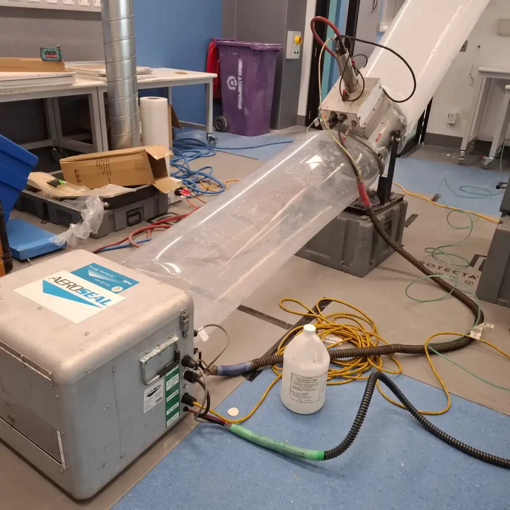 Aeroseal at UQ Bio Hub Setup Unit