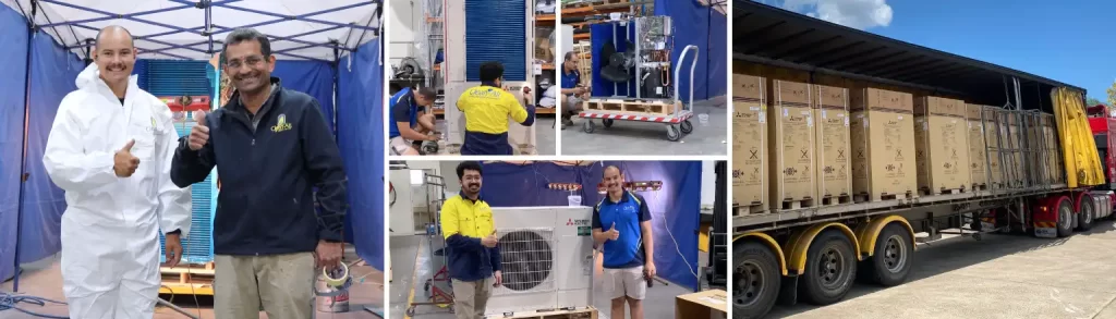 From Small to Large: HVAC Units Move Through Clean-Air’s Corrosion Protection Workflow