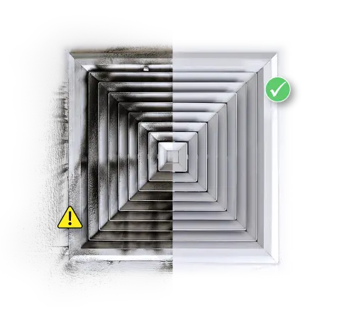 hvac register mould clean