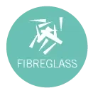 glass fibres